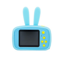 Детский фотоаппарат Kids Camera Синий Зайчик - 3